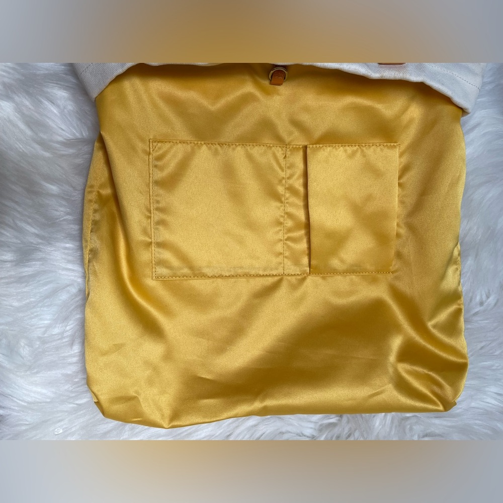 COACH Poppy Chan LEMON White Canvas Tote Bag - Picture 13 of 14